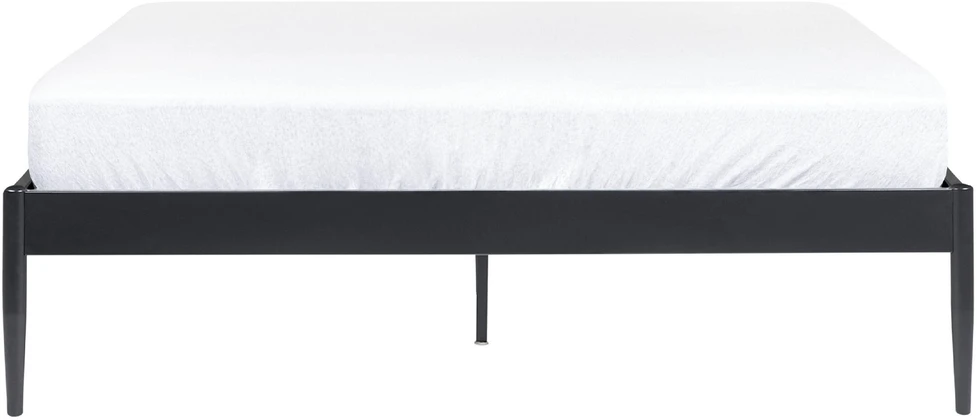 Beliani Metalinė lova VAURS 160 x 200 cm, juoda