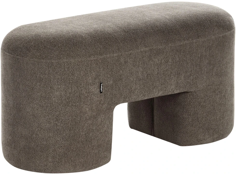 Beliani Minkštasuolis DECORAH Boucle Rudas