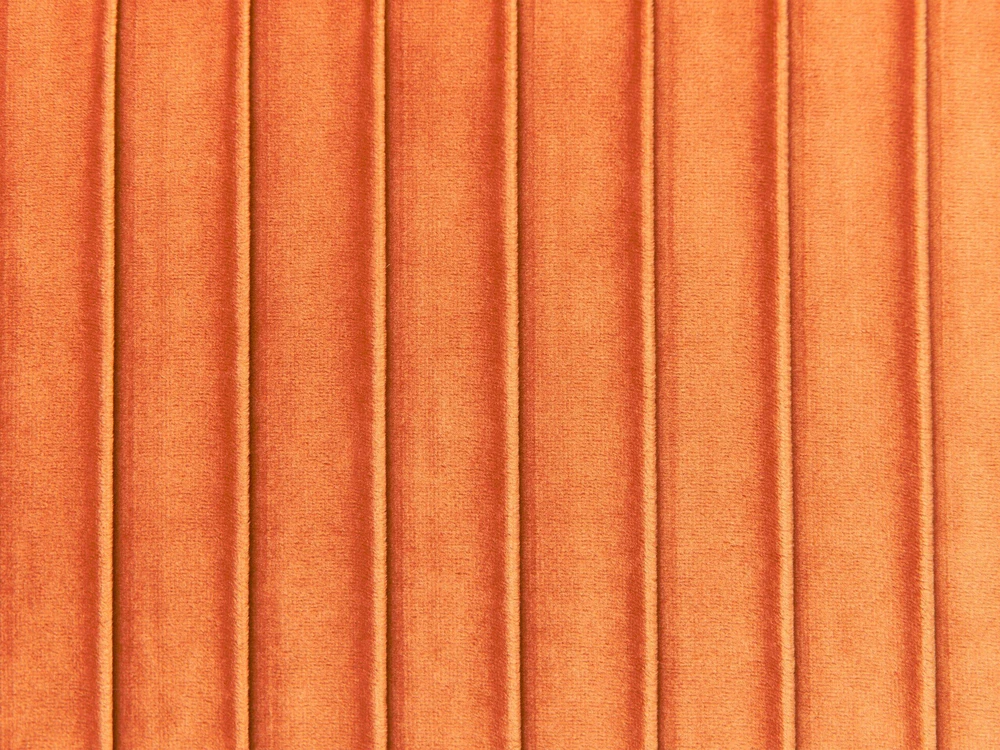 Beliani Minkštasuolis PATERSON Veliūrinis oranžinis