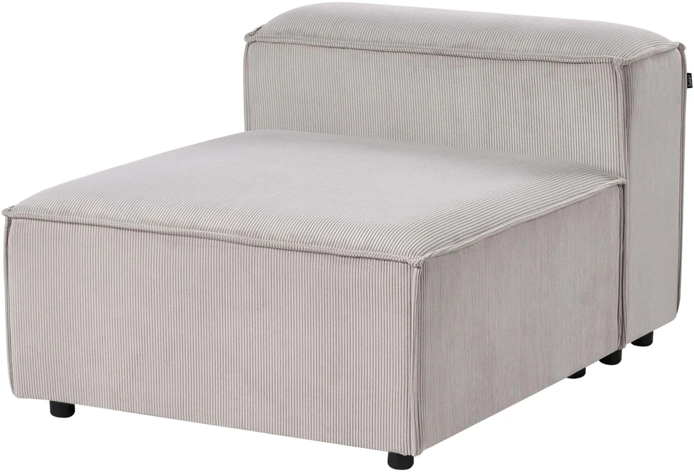 Beliani Modulinė 3 vietų sofa ARDAL, velvetinė, smėlio pilkos spalvos