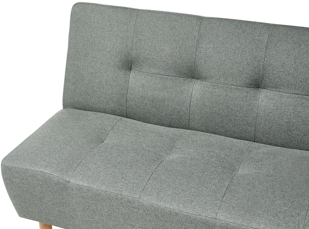 Beliani Modulinė išskleidžiama kampinė sofa 4 asmenims ALSTEN žalia, dešininė