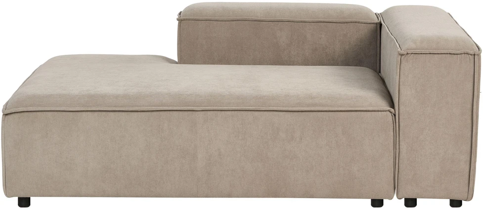 Beliani Modulinė kampinė sofa 4 asmenims ARDAL dešininė, šviesiai ruda, velvetas