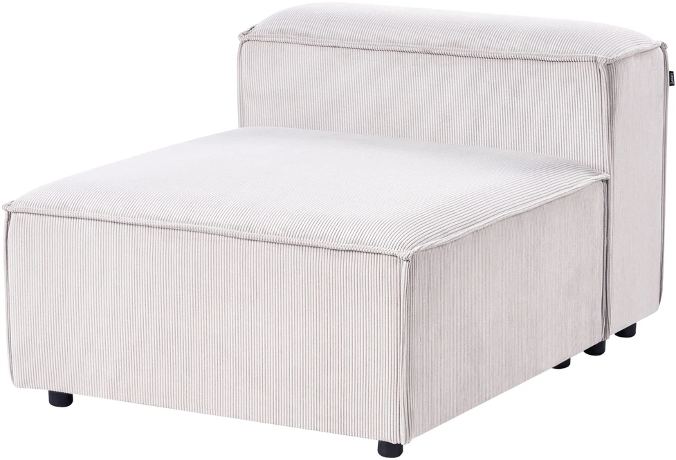 Beliani Modulinė sofa 3 asmenims ARDAL, kreminė balta, velvetas