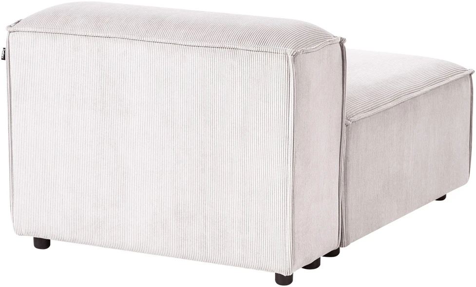 Beliani Modulinė sofa 3 asmenims ARDAL, kreminė balta, velvetas
