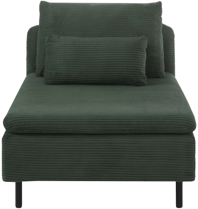 Beliani Modulinė U formos sofa 4 asmenims EGERIS tamsiai žalia velvetas