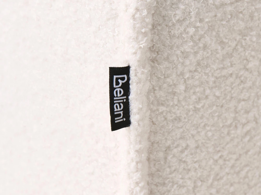 Beliani Otamana ARDAL, boucle audinys, pieno balta