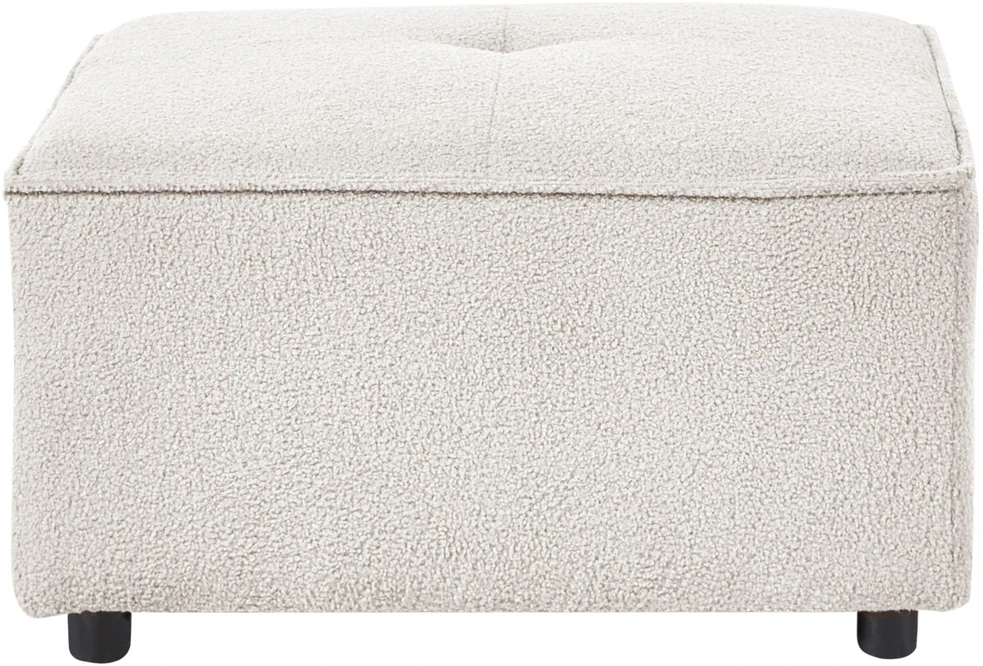Sofa Beliani Otomana AXEBO Boucle nebalintos baltos spalvos