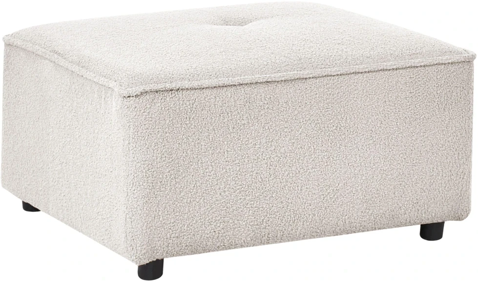 Sofa Beliani Otomana AXEBO Boucle nebalintos baltos spalvos