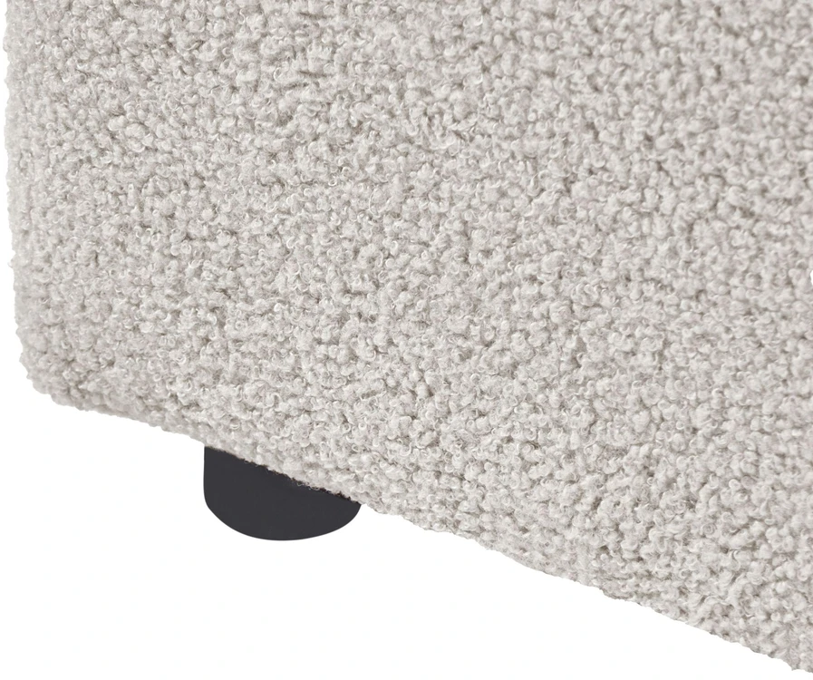 Sofa Beliani Otomana AXEBO Boucle nebalintos baltos spalvos
