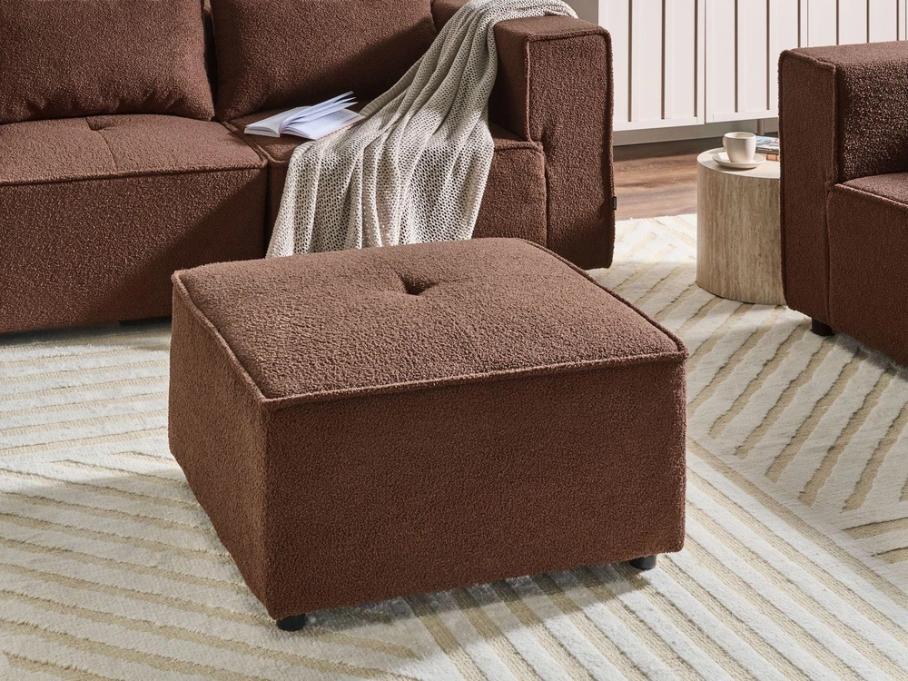 Sofa Beliani Otomana AXEBO Boucle ruda