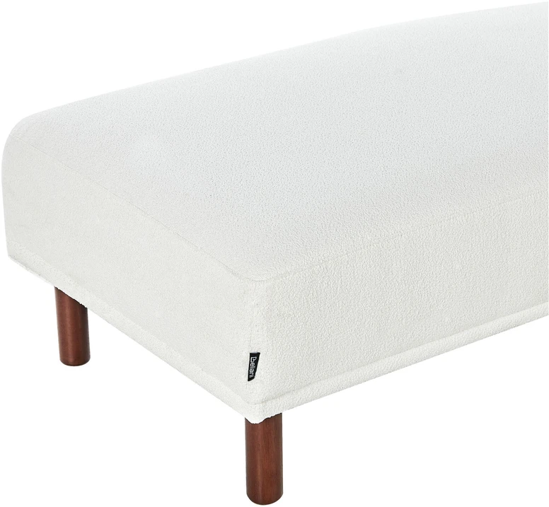 Beliani Otomana HOLT Boucle Balta