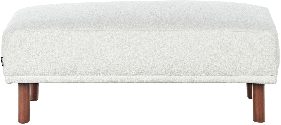 Beliani Otomana HOLT Boucle Balta