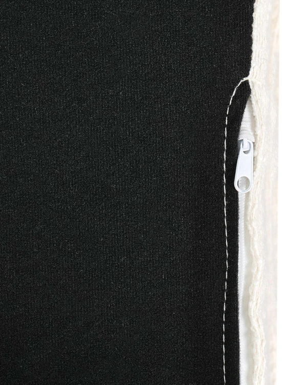Beliani Otomana RENDERS Boucle, spalva: balta/juoda