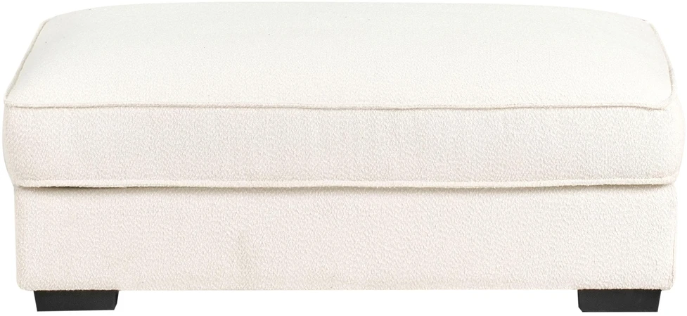 Beliani Otomana RENDERS Boucle, spalva: balta/juoda