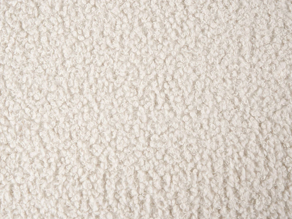 Sofa Beliani Otomana SALLA Boucle, kreminė balta