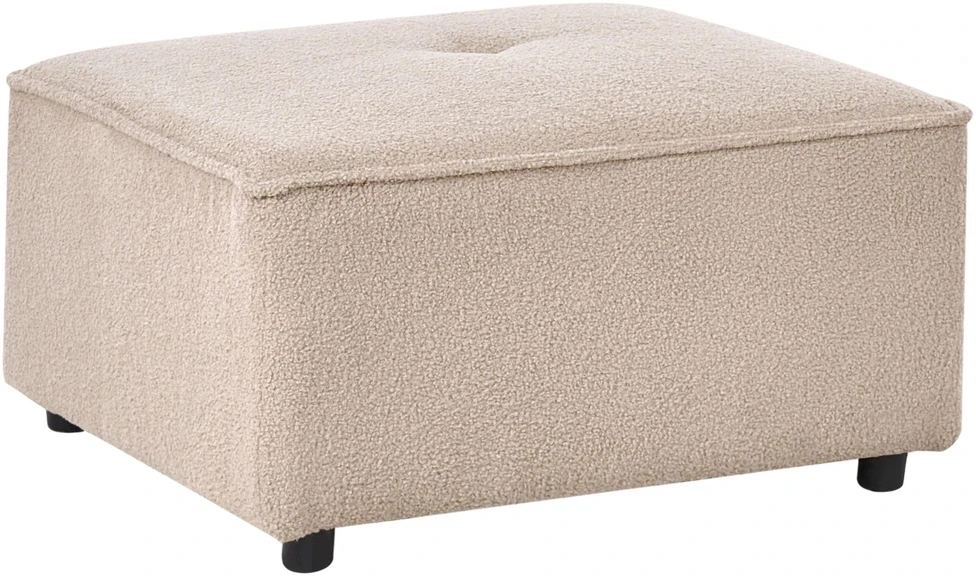 Sofa Beliani Otomanas AXEBO Boucle smėlio spalvos