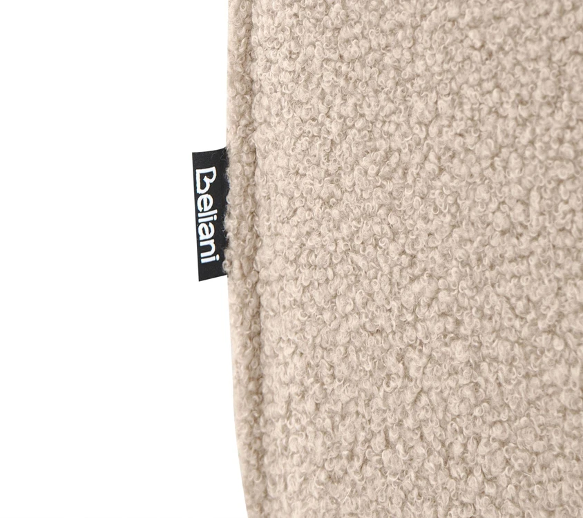 Sofa Beliani Otomanas AXEBO Boucle smėlio spalvos