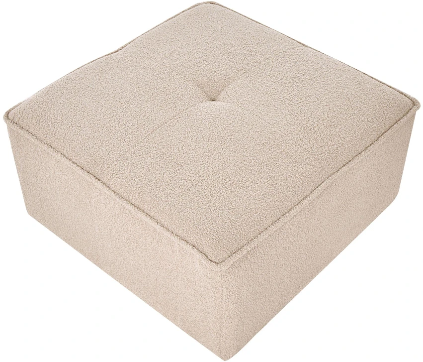 Sofa Beliani Otomanas AXEBO Boucle smėlio spalvos