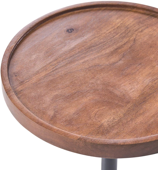 Beliani Pagalbinis staliukas RAINY metalinis baltas