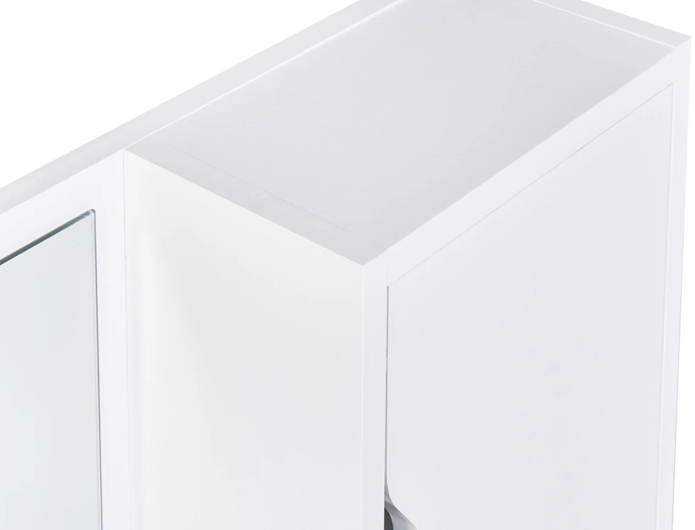 Beliani Pakabinama spintelė PALMAS 60 cm 60 cm Balta