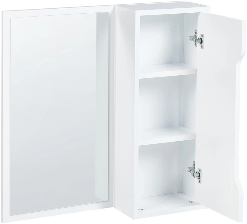 Beliani Pakabinama spintelė PALMAS 60 cm 60 cm Balta