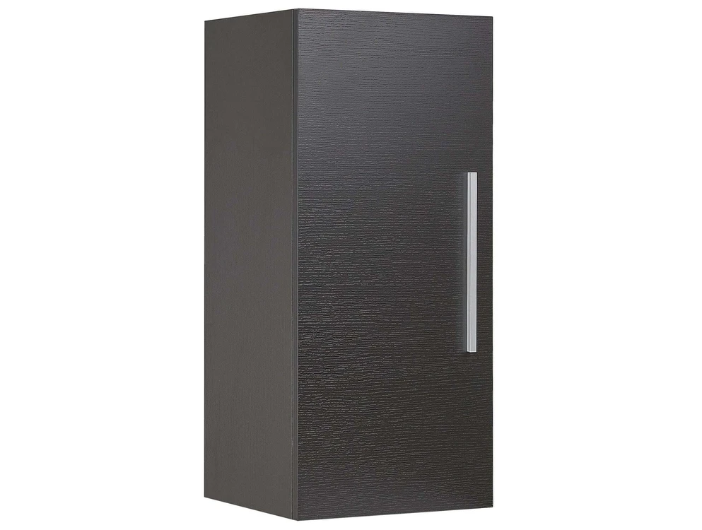 Beliani Pakabinama vonios spintelė BILBAO 40 cm Juoda