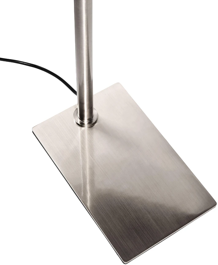 Beliani Pastatomas šviestuvas DERWENT metalinis sidabrinis