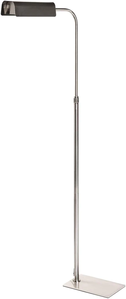 Beliani Pastatomas šviestuvas DERWENT metalinis sidabrinis