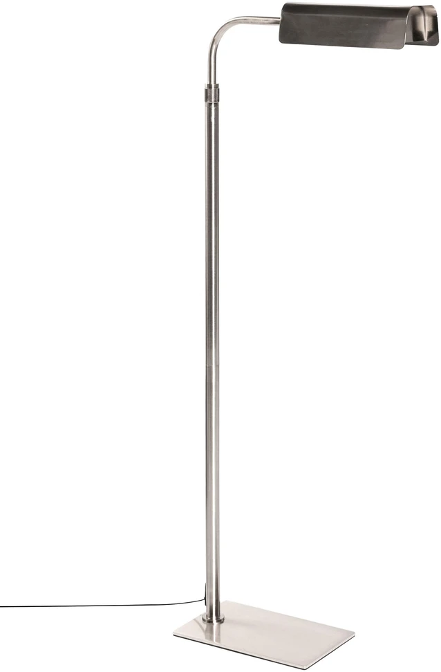Beliani Pastatomas šviestuvas DERWENT metalinis sidabrinis