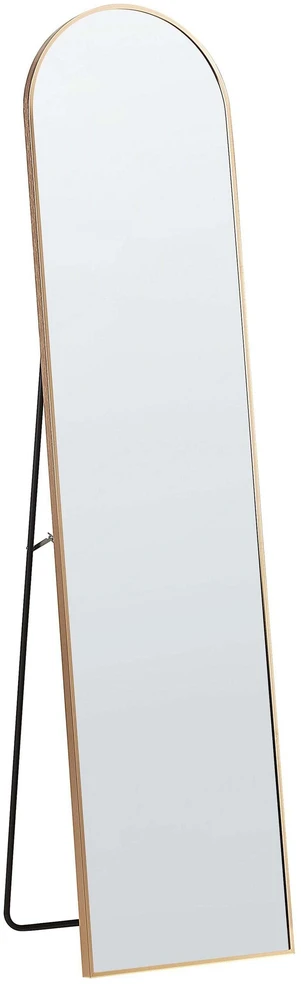 Beliani Pastatomas veidrodis BAGNOLET 150 cm metalinis auksinis