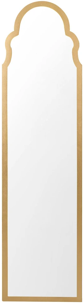 Beliani Pastatomas veidrodis CHATILLON 150 cm auksinis