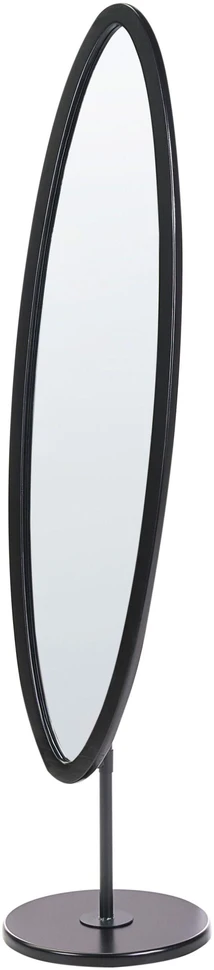 Beliani Pastatomas veidrodis „LOUVIGNY“, 167 cm, juodas