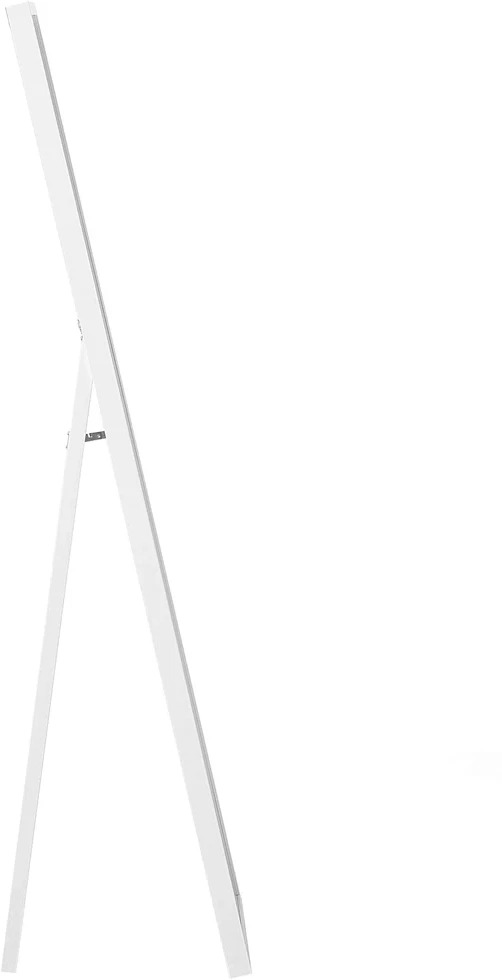 Beliani Pastatomas veidrodis TORCY 140 cm Baltas