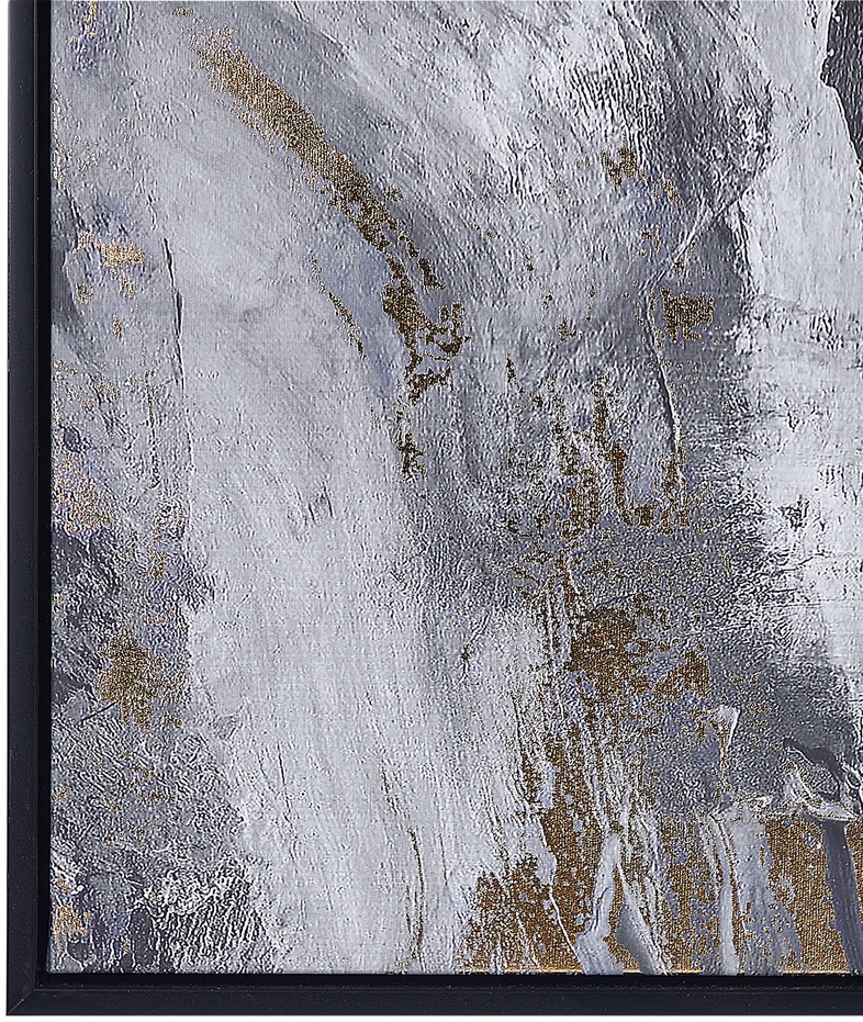 Beliani Paveikslas ant drobės JESI, 83 × 103 cm, abstraktus motyvas, pilkas