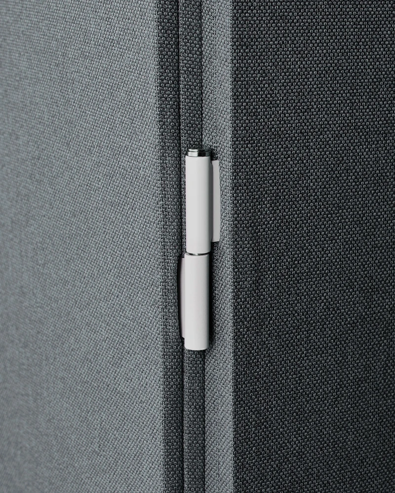 Beliani Pertvara SLIMMY 120 x 160 cm tamsiai pilka