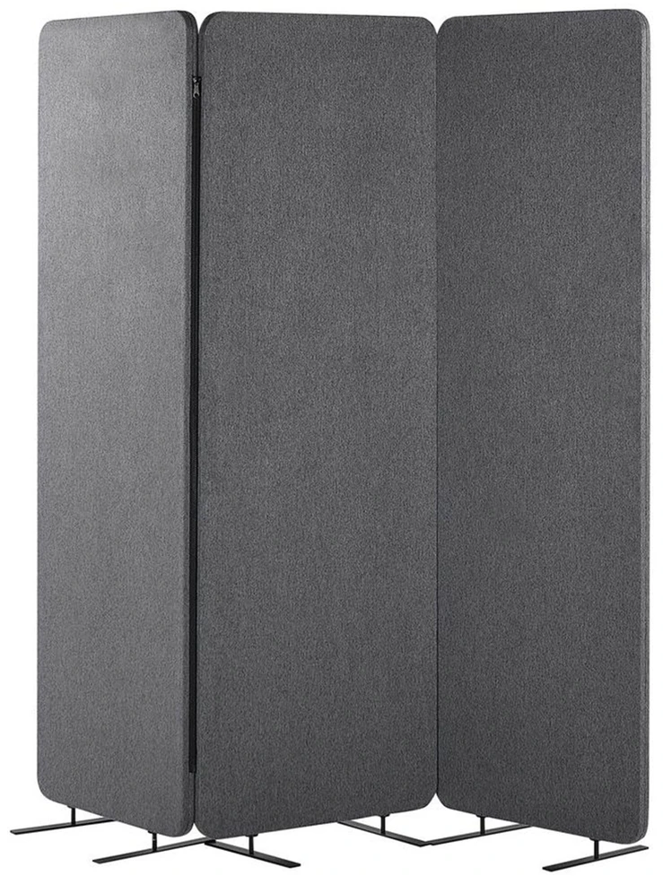 Beliani Pertvara STANDI 184 x 184 cm Pilka