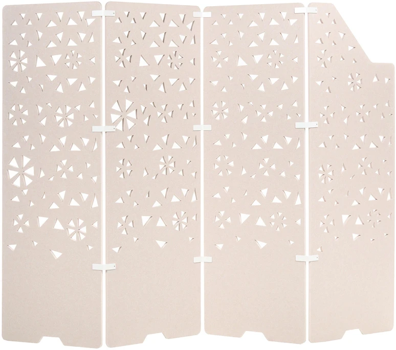 Beliani Pertvara STARRY 240 x 180 cm šviesiai smėlio spalvos