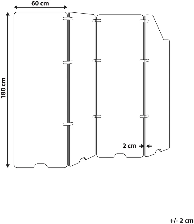 Beliani Pertvara STARRY 240 x 180 cm šviesiai smėlio spalvos