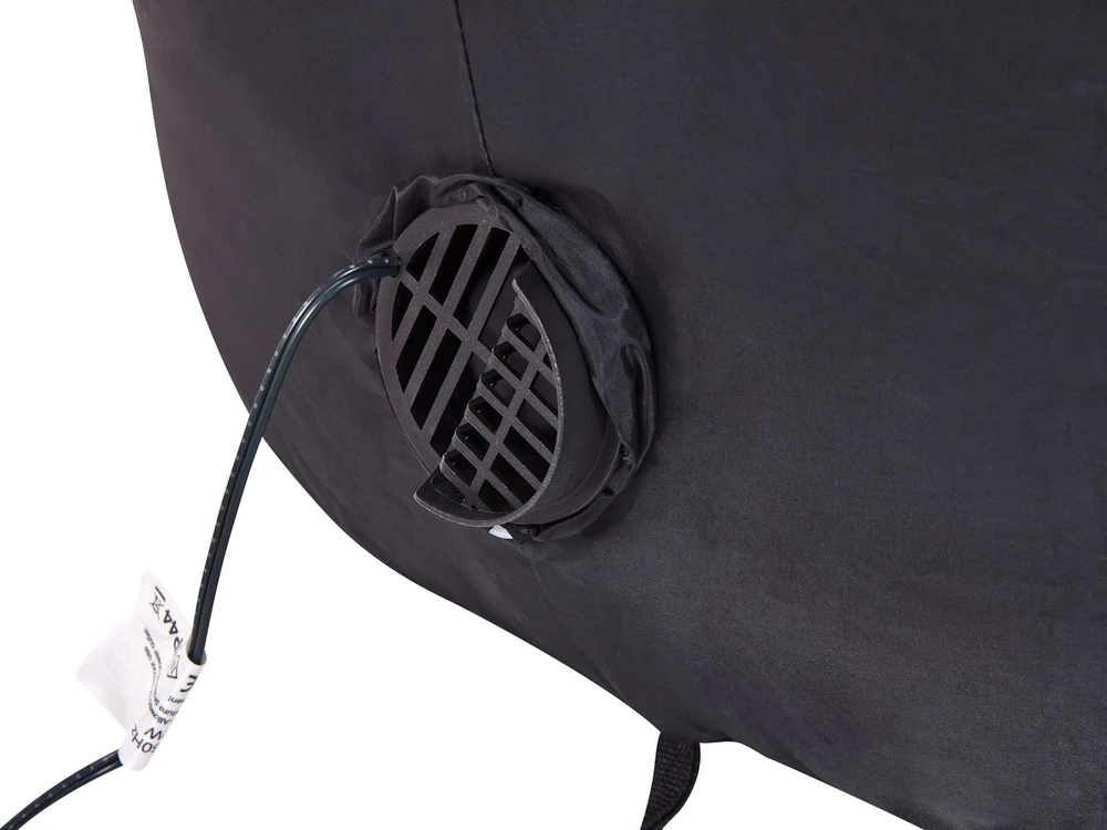 Beliani Pripučiama LED lauko dekoracija IVALO Kalėdų Senelis 225 cm raudonos spalvos