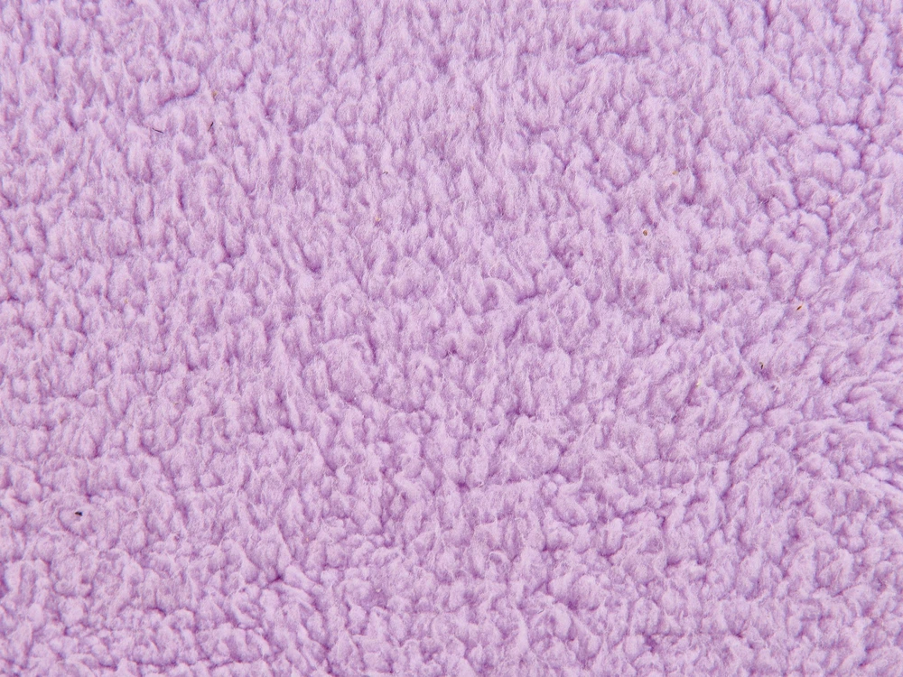 Beliani Puf AS ALIPUR boucle, violetinis