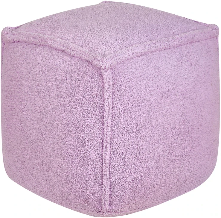 Beliani Puf AS ALIPUR boucle, violetinis