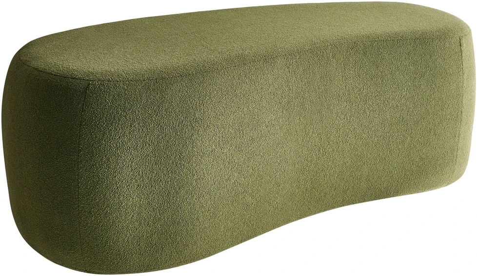 Beliani Pufas BAYARD, boucle, žalias