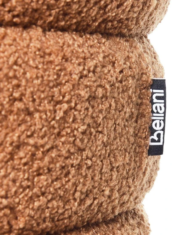 Beliani Pufas CHILLY Boucle auksinės rudos spalvos