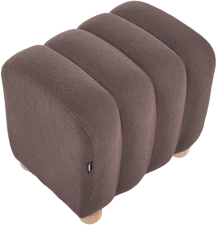 Beliani Pufas IDYLLWILD Boucle rudas