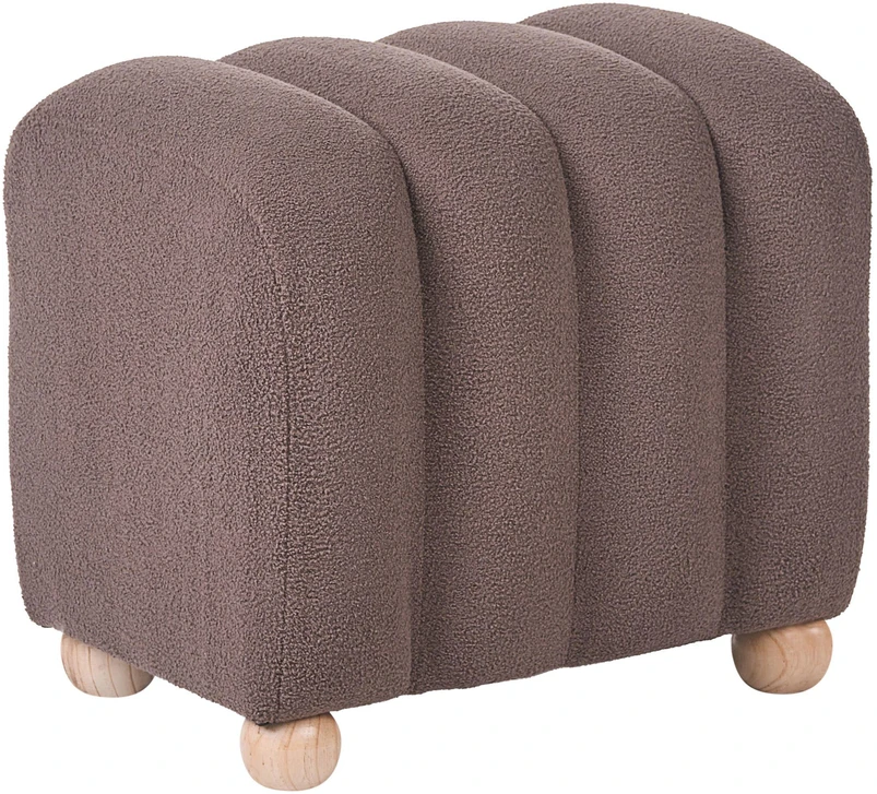 Beliani Pufas IDYLLWILD Boucle rudas