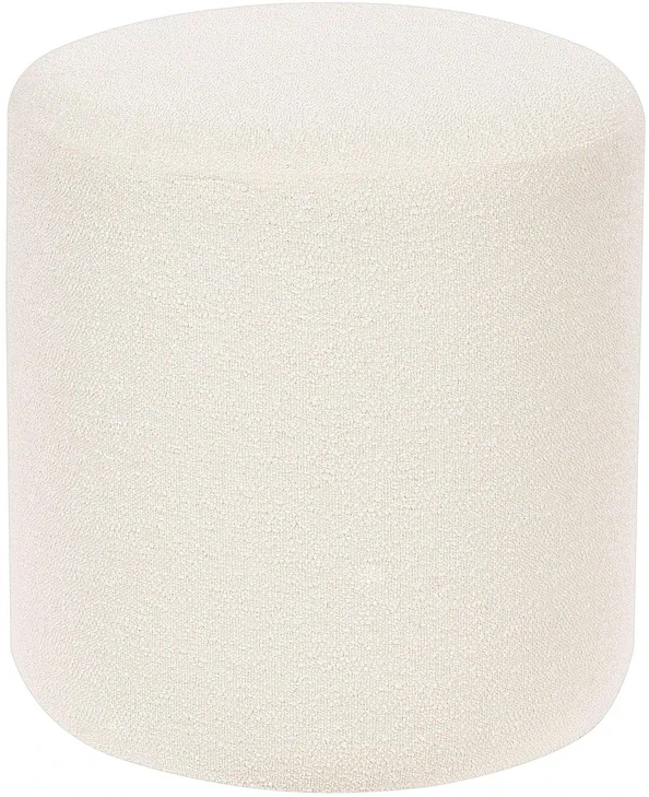 Beliani Pufas MOAB Boucle baltas