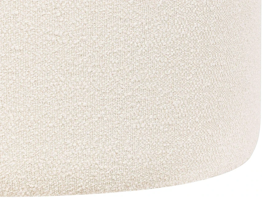 Beliani Pufas MOAB Boucle baltas