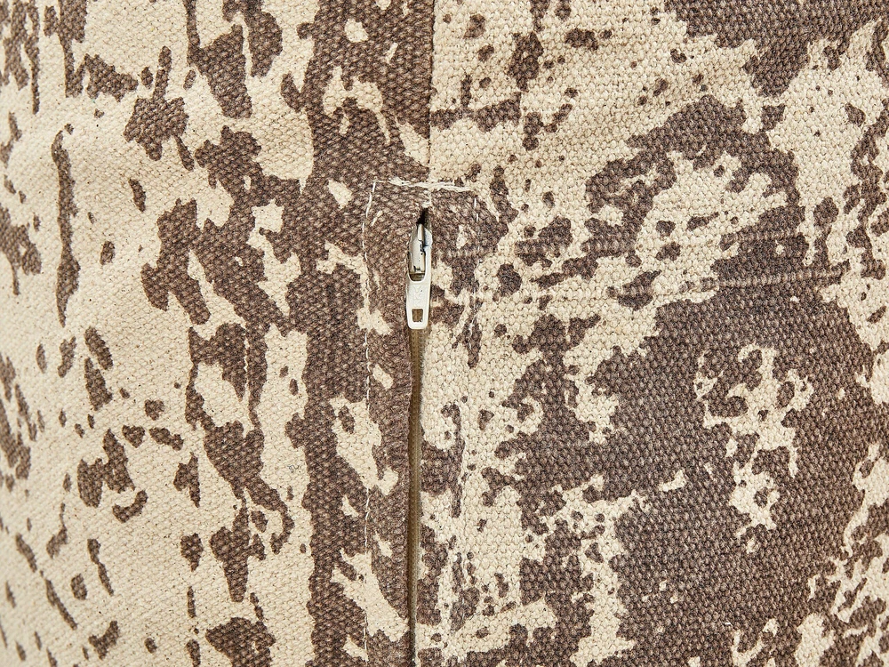 Beliani Pufas SHASA medvilninis smėlio spalvos