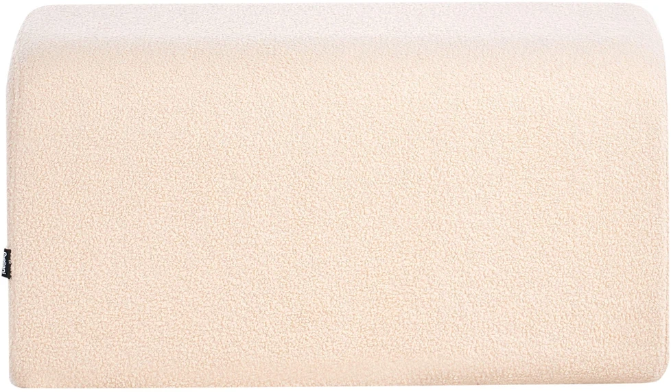 Beliani Pufas SINCLAIR, boucle, smėlio spalvos