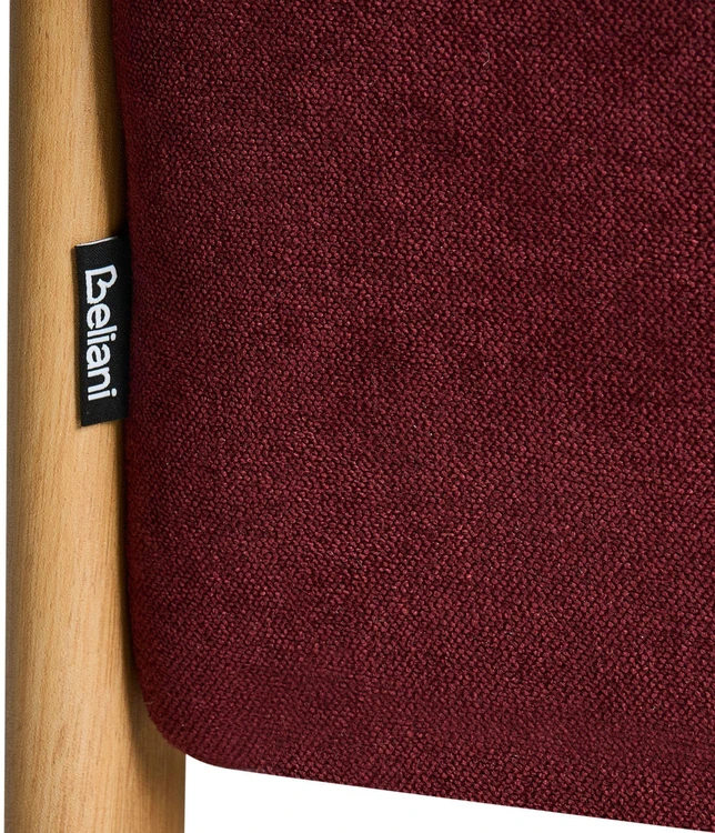 Beliani Pufas su daiktadėže EDLAND, 45 cm, bordo
